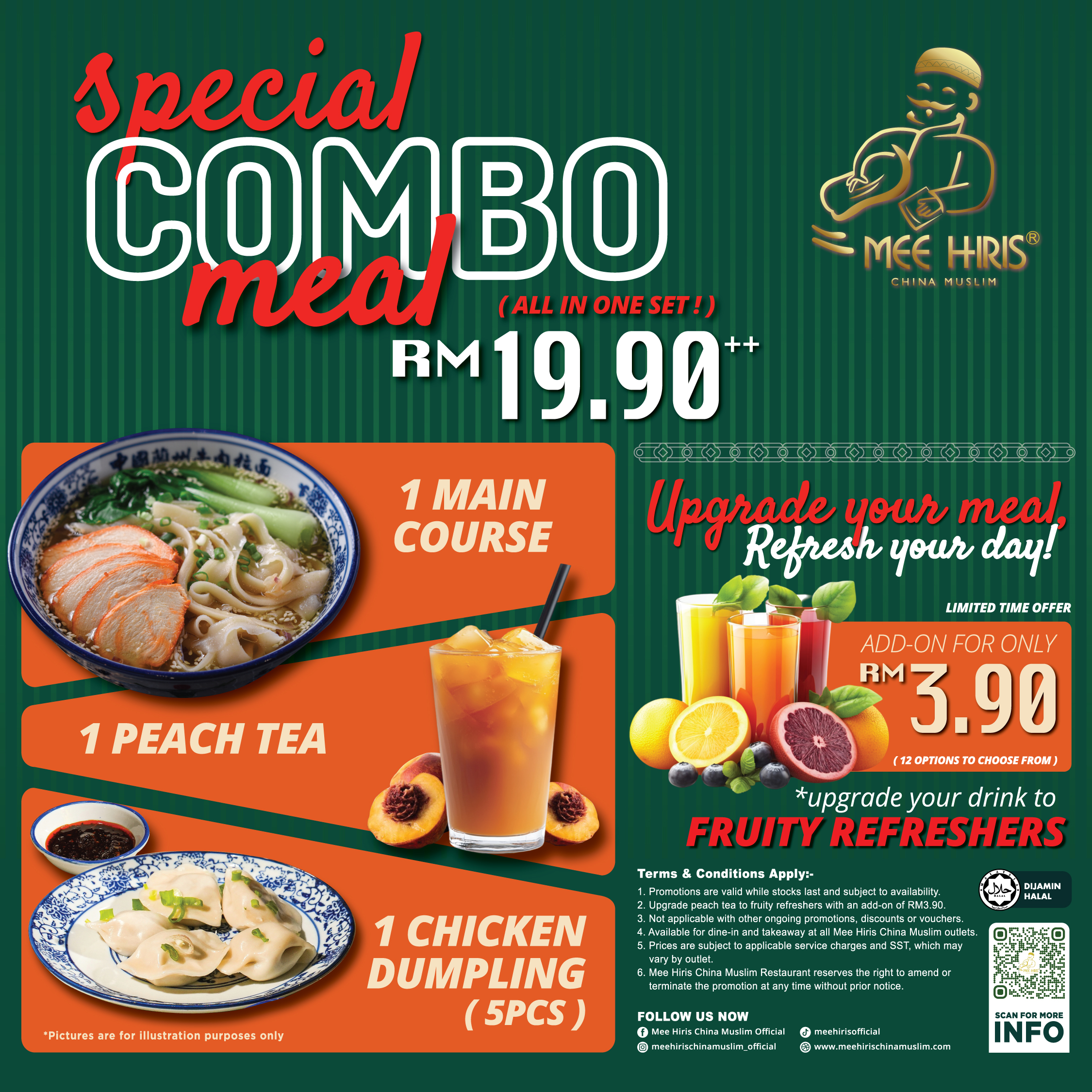 Combo Meal RM19.90 - EDM ( social media ) 1080(W) x 1080(H) px